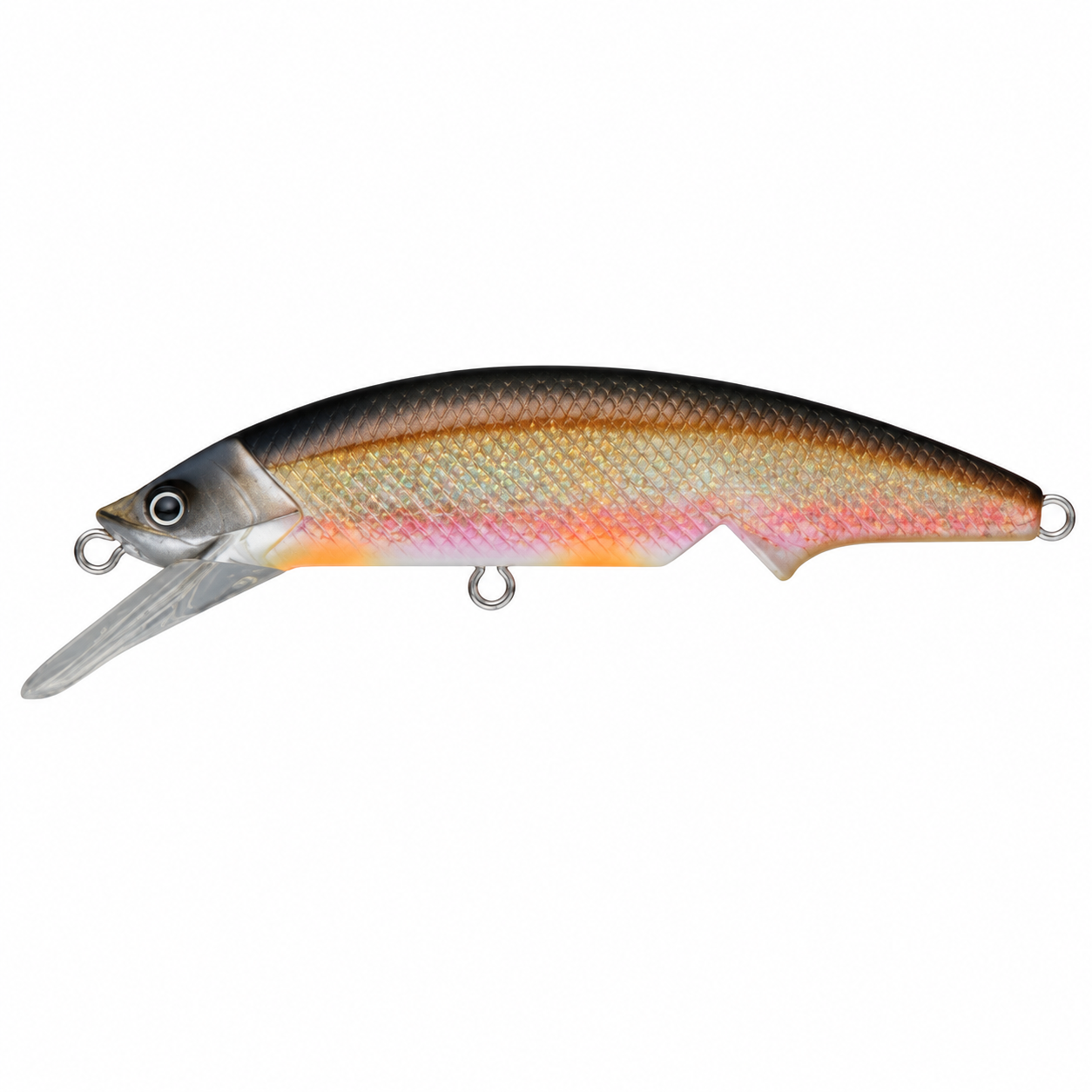 Iridescent Hookless Minnow Crankbait